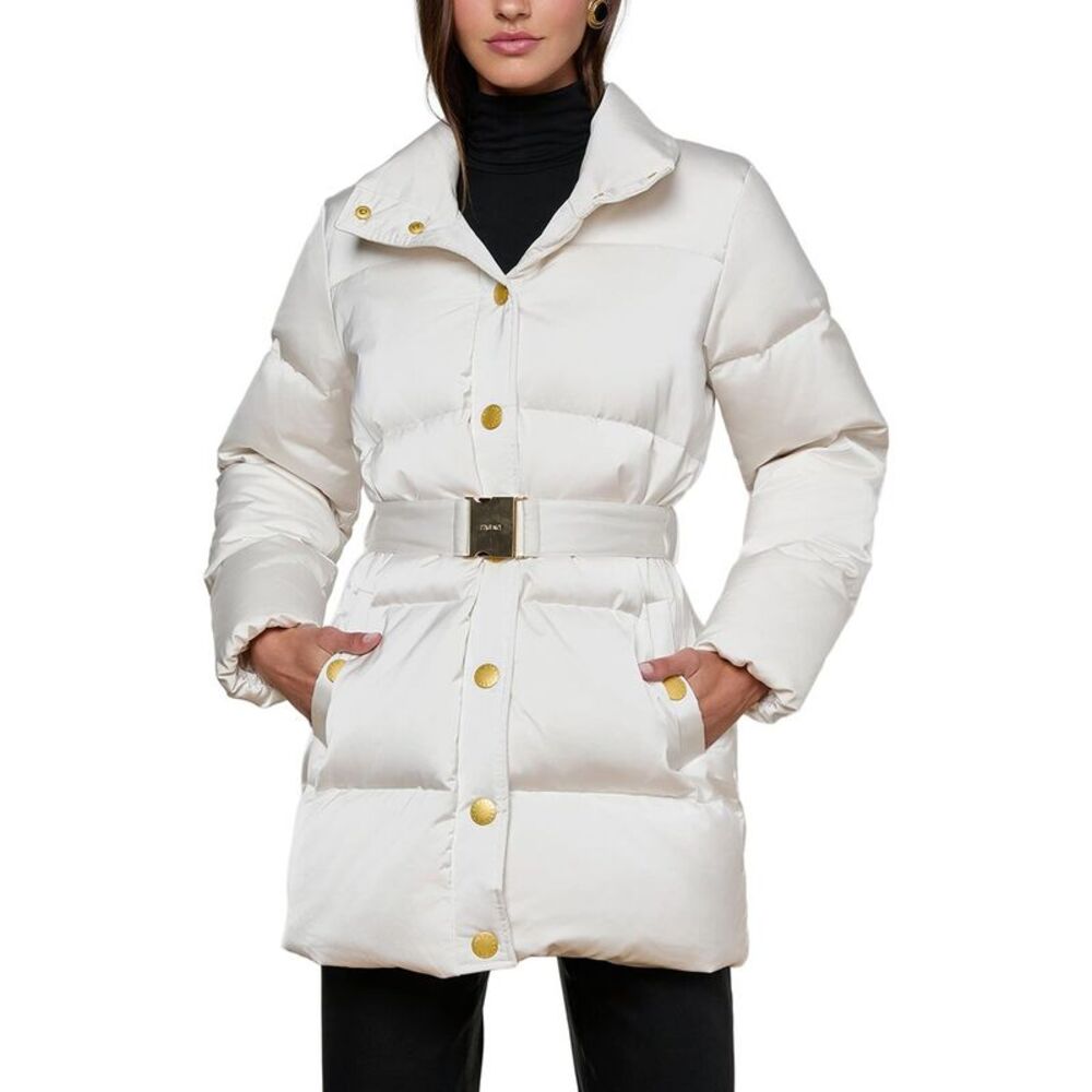 L’Agence Womens Loretta Cinched Puffer Coat